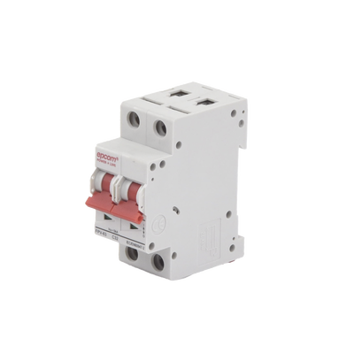 Protección Térmica/ Interruptor 2P, 32A, Corriente Directa 800 Vcc para Aplicación Fotovoltaica Montaje Riel DIN