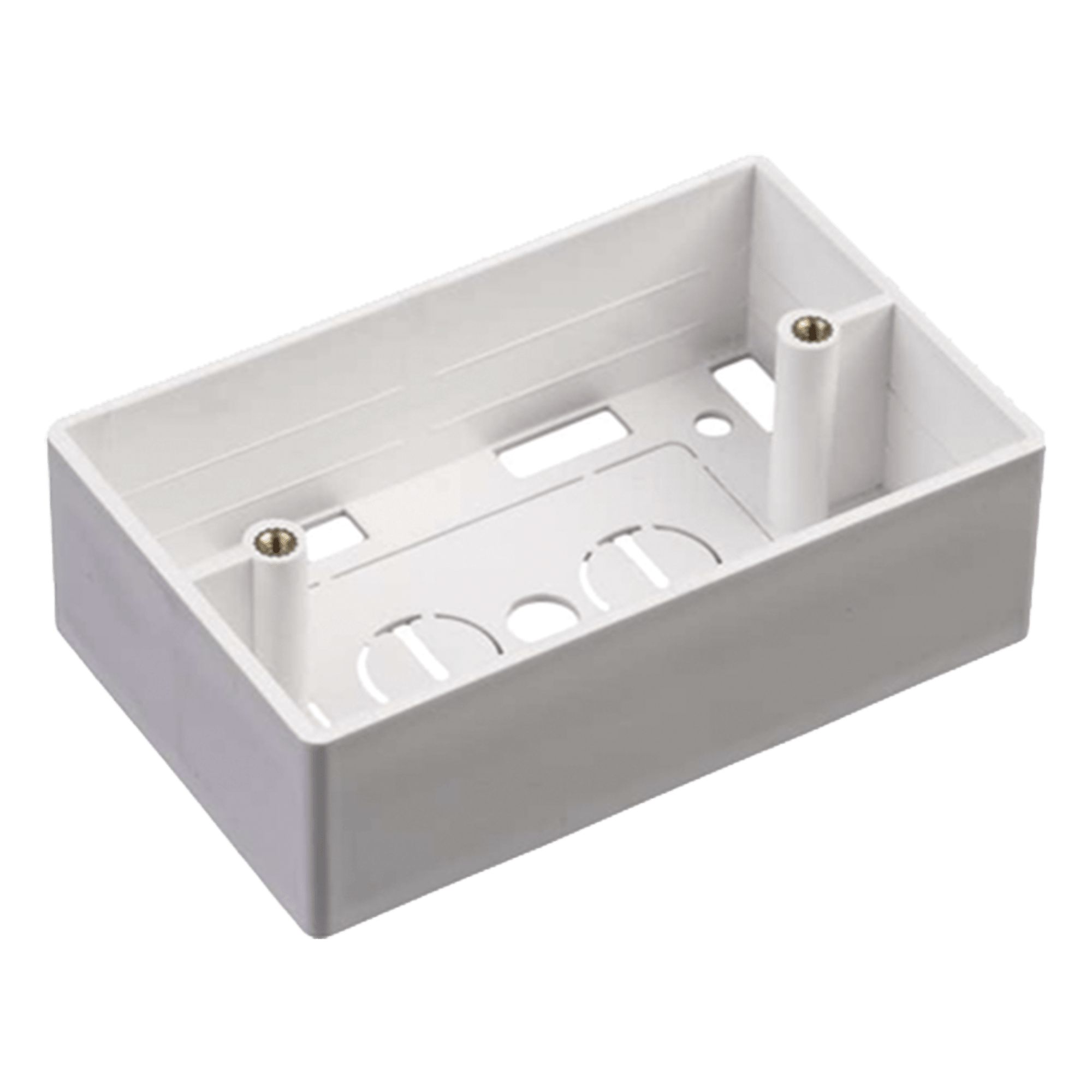 Caja de Pared Universal, Color blanco, Para montaje con Placas de Pared — LINKEDPRO BY EPCOM · SKU LP-FP-33