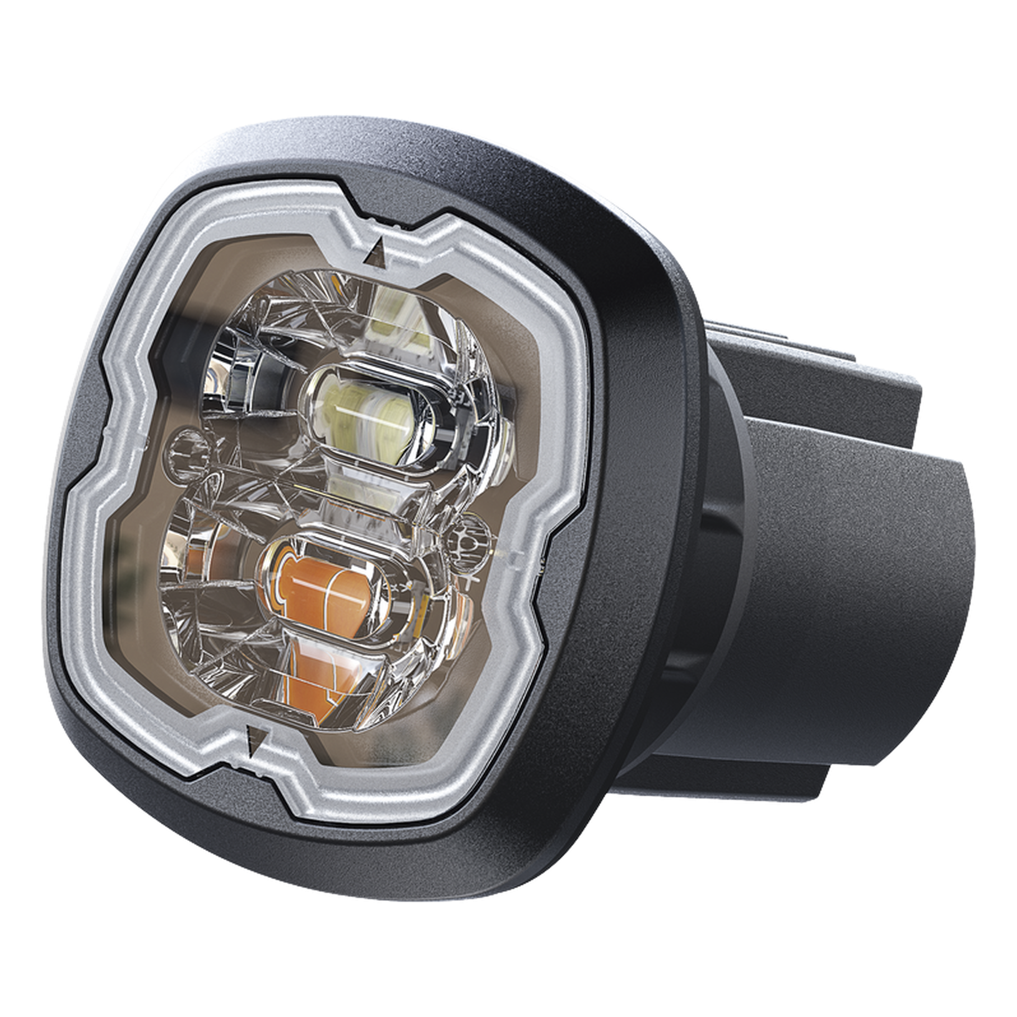 Estrobo Empotrable de 6 LED, Claro, Lente Transparente, SAE — SIGNALPRO · SKU SPF16W
