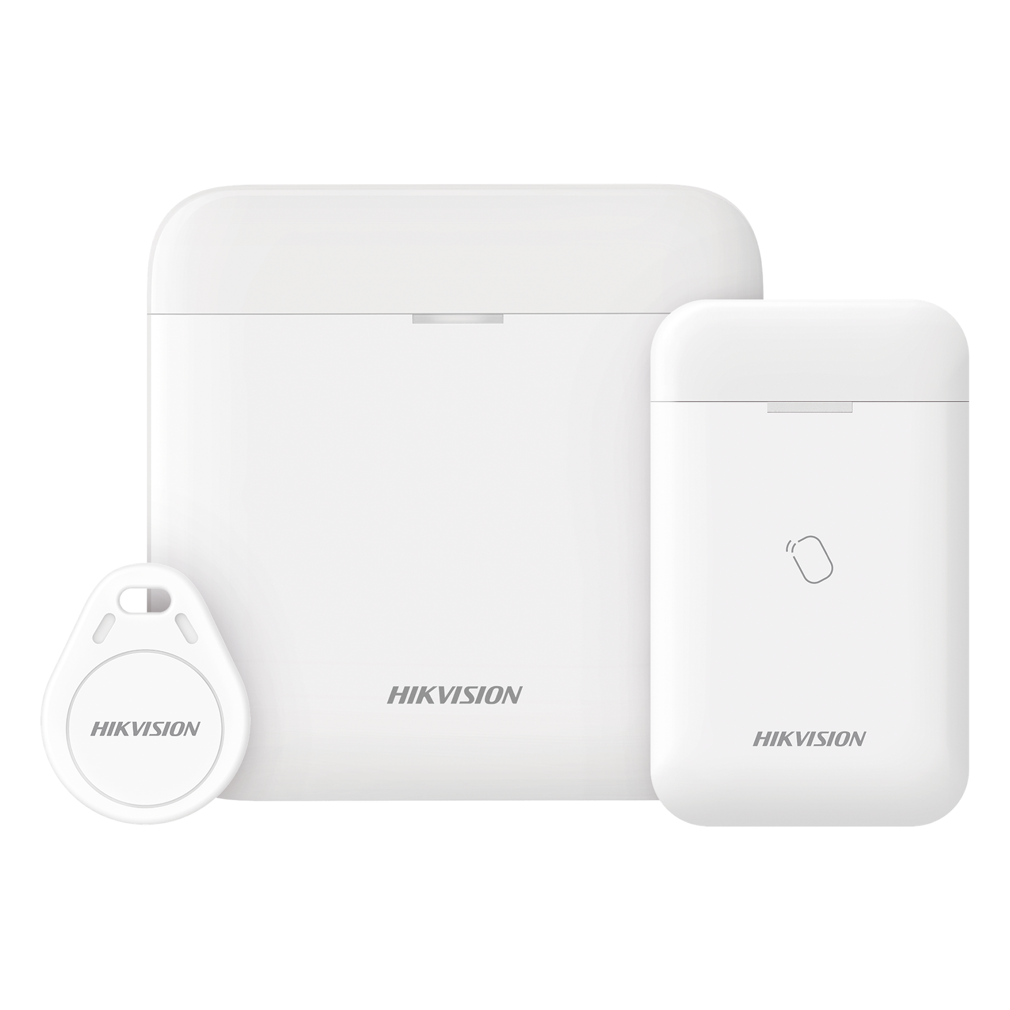  (AX PRO) KIT de Alarma AX PRO con GSM (3G/4G) para RONDINES / Incluye: 1 Hub con bateria de respaldo/ 1 Lector Tag / 1 Tag / Compatible con Hik-Connect P2P — HIKVISION · SKU DS-PWA48-KS-RONDIN