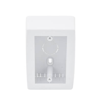 Caja de Registro Universal, Color Blanco de PVC Auto Extinguible (7902-02001)