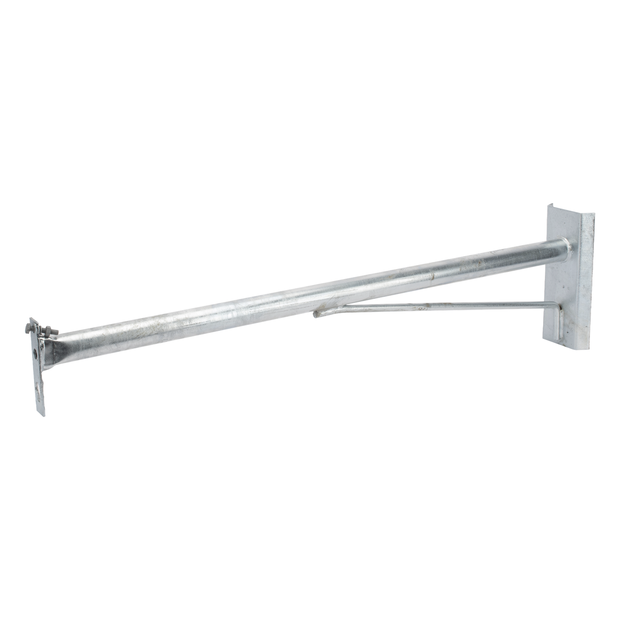 Brazo de Extensión para Fibra Óptica / 100 cm (3.28 ft) / Acero Galvanizado por Inmersión en Caliente / 4.1 kg / ADSS/Mini-ADSS / Compatible con Herrajes Tipo J — LINKEDPRO BY EPCOM · SKU LP-BDE0100