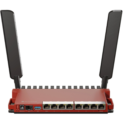 Router inalámbrico 2.4GHz AX / 8 puertos Gigabit / 1 SFP 2.5Gbps/ Soporta contenedores
