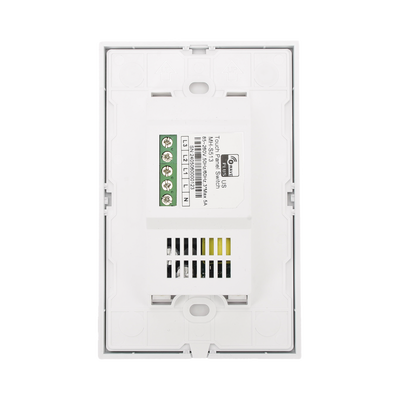 (ZWAVE) Interruptor On/Off panel táctil touch inalámbrico Zwave Plus 3 botones. Compatible con Hubitat HC8, Álula M2M, otro