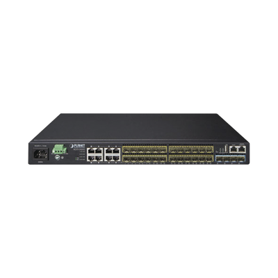 Switch Core Capa 3, 24 Puertos SFP 100/1000X, 8 Puertos Compartidos Gigabit Ethernet, 4 Puertos SFP de 10 Gbps