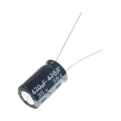 Capacitor Electrolítico de Aluminio, Radial de 470 µFd, 35 Vcc, 105 °C, 10 x 20 mm. — SYSCOM PARTS · SKU 140XRL354470