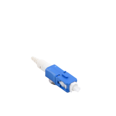 Conector de Fibra Óptica Pre-Pulido LightBow SC/UPC Simplex, Monomodo OS1/OS2, Re-Terminable, Color Azul