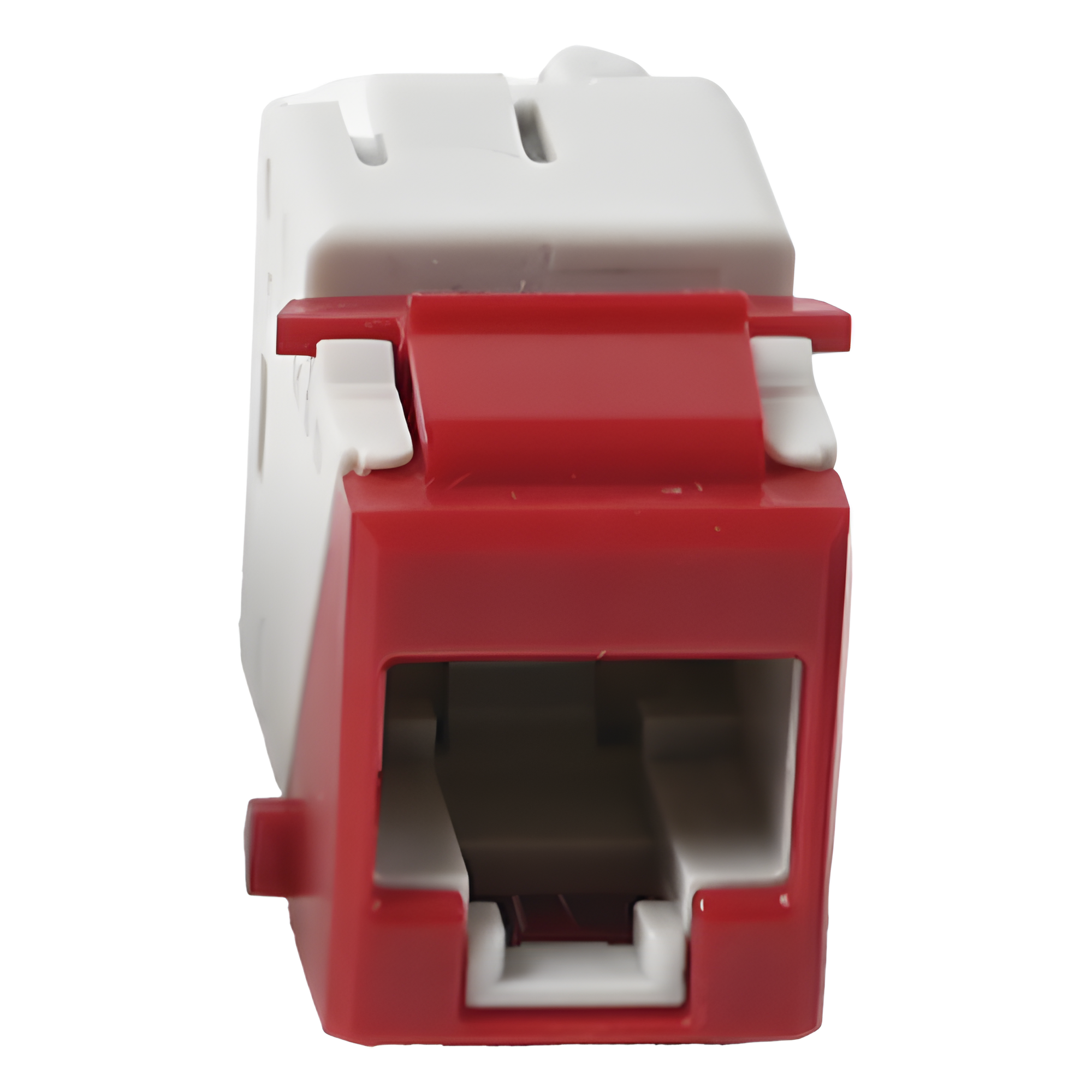 Jack Ultramax Cat6a, Utp, Tipo Keystone, Color Rojo, Punch Down — SIEMON · SKU U6A-K03NS