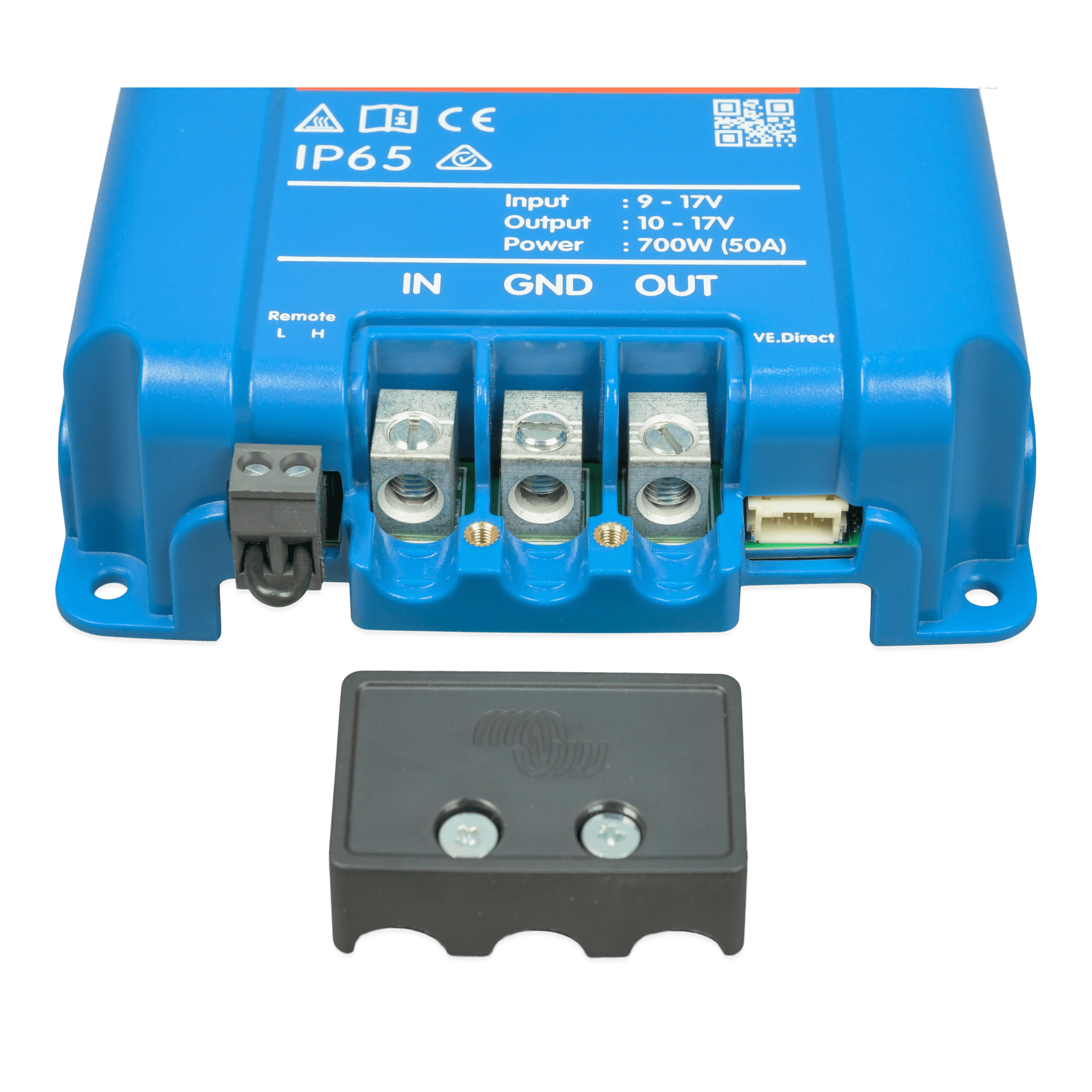 Orion XS 12/12-50 A / Cargador de Baterías CC-CC / 50 A 12 V / IP65 / Compatibilidad Alternador Inteligente / Para Bancos de Baterías de 500 Ah