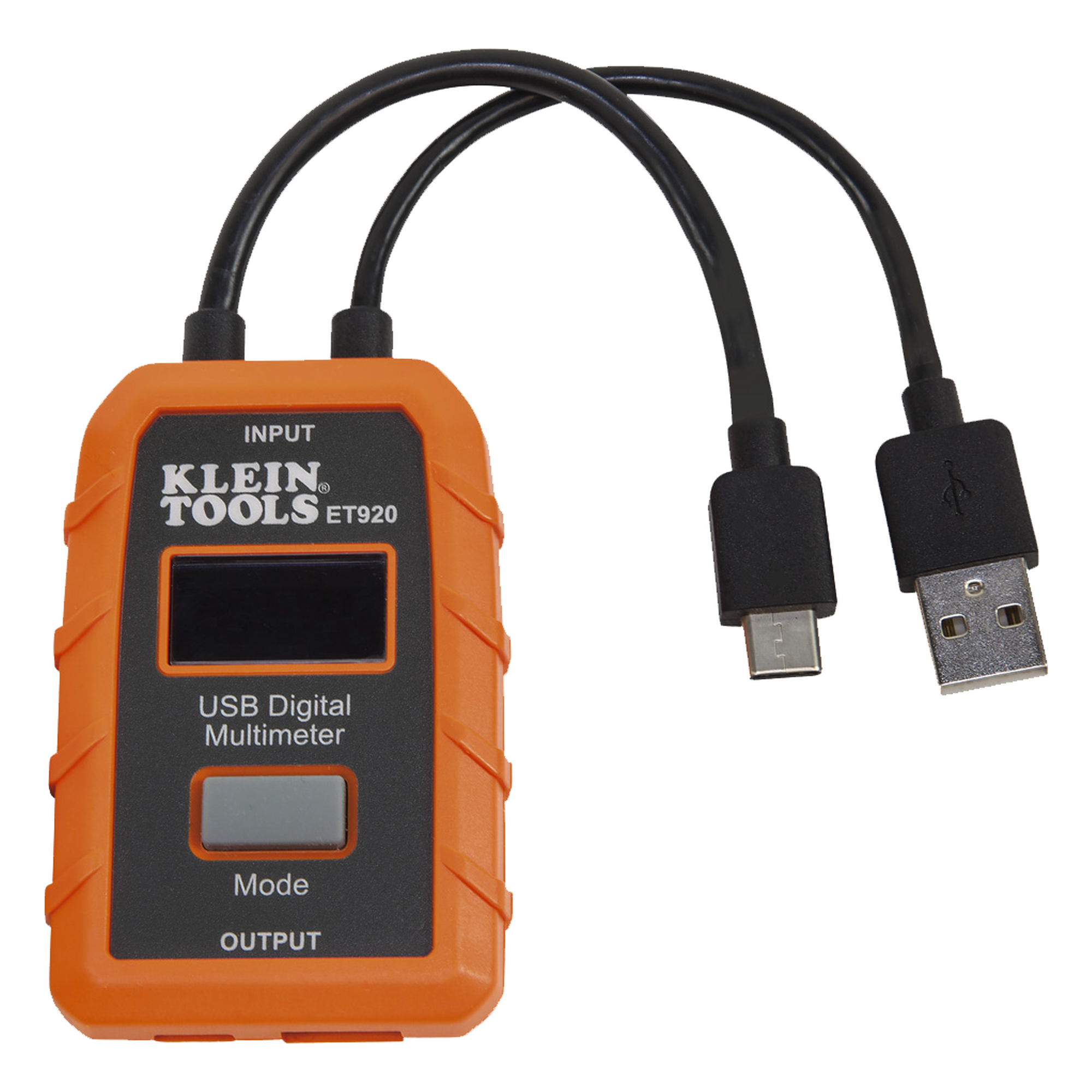Multímetro digital USB para USB-A y USB-C. — KLEIN TOOLS · SKU ET-920