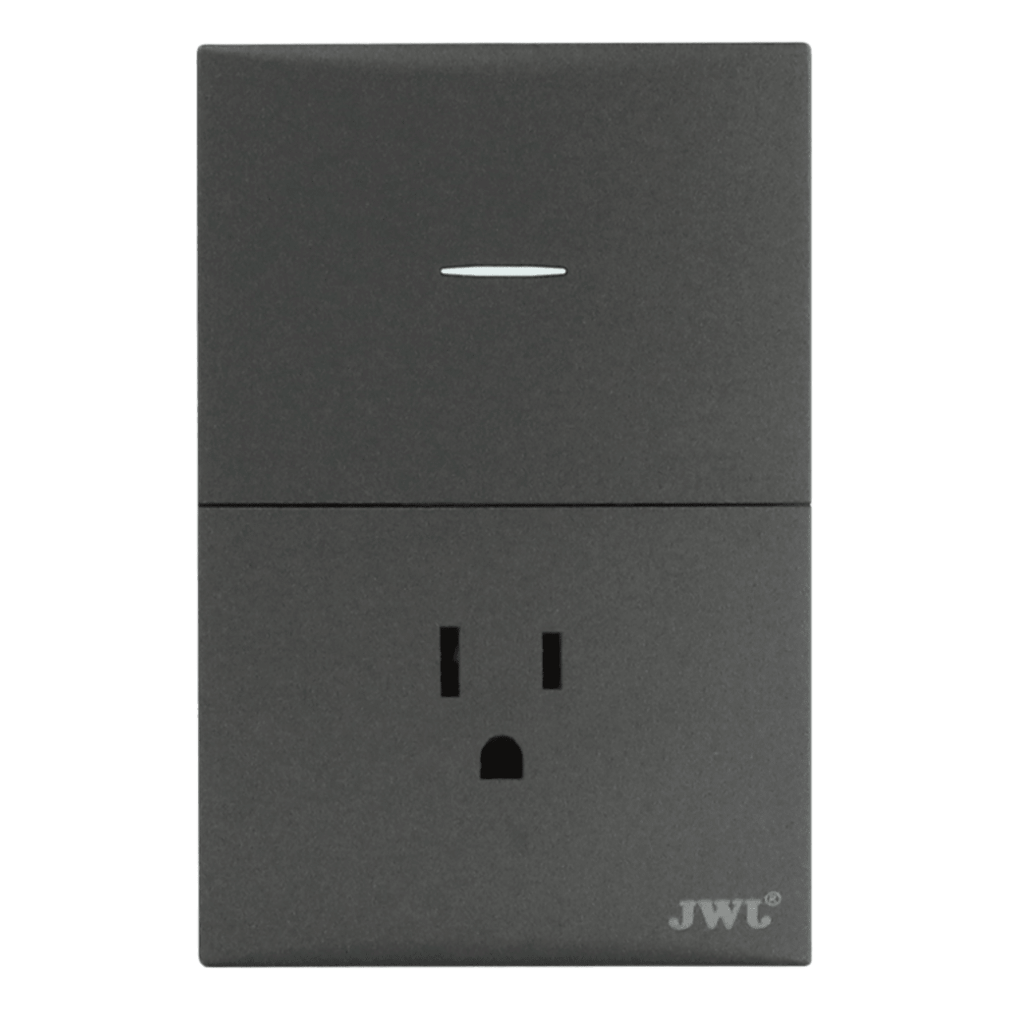 Placa con Interruptor Sencillo y 1 Toma  Corriente 10 -15 A 127 V  60 Hz. — JWJ · SKU JTL-G7744