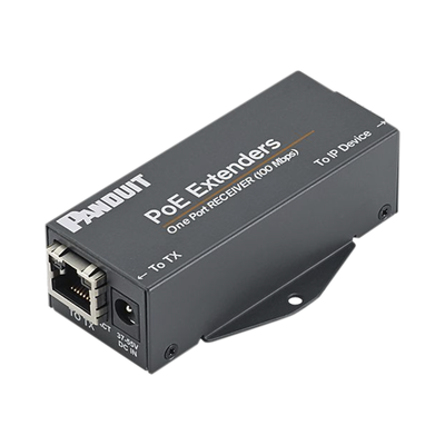 Receptor PoE/PoE+ Para Uso con Transmisor POEXTX1, Hasta 610 Metros (2000 ft) con Cable Cat5e o Cat6, 10/100Mbps