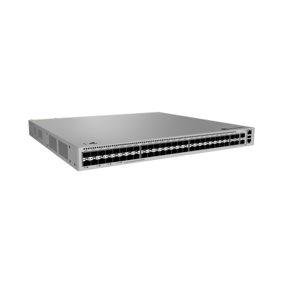 Switch Empresarial Core Gigabit Administrable Capa 3 / 48 puertos 1GE SFP / 4 Puertos 10GE SFP+ Uplink / 2 Puertos 10GE SFP+ (Stack) / ERPS / Ruteo Dinamico (RIP, OSPF, IS-IS y BGP) / iStack / Administración Nube Gratis
