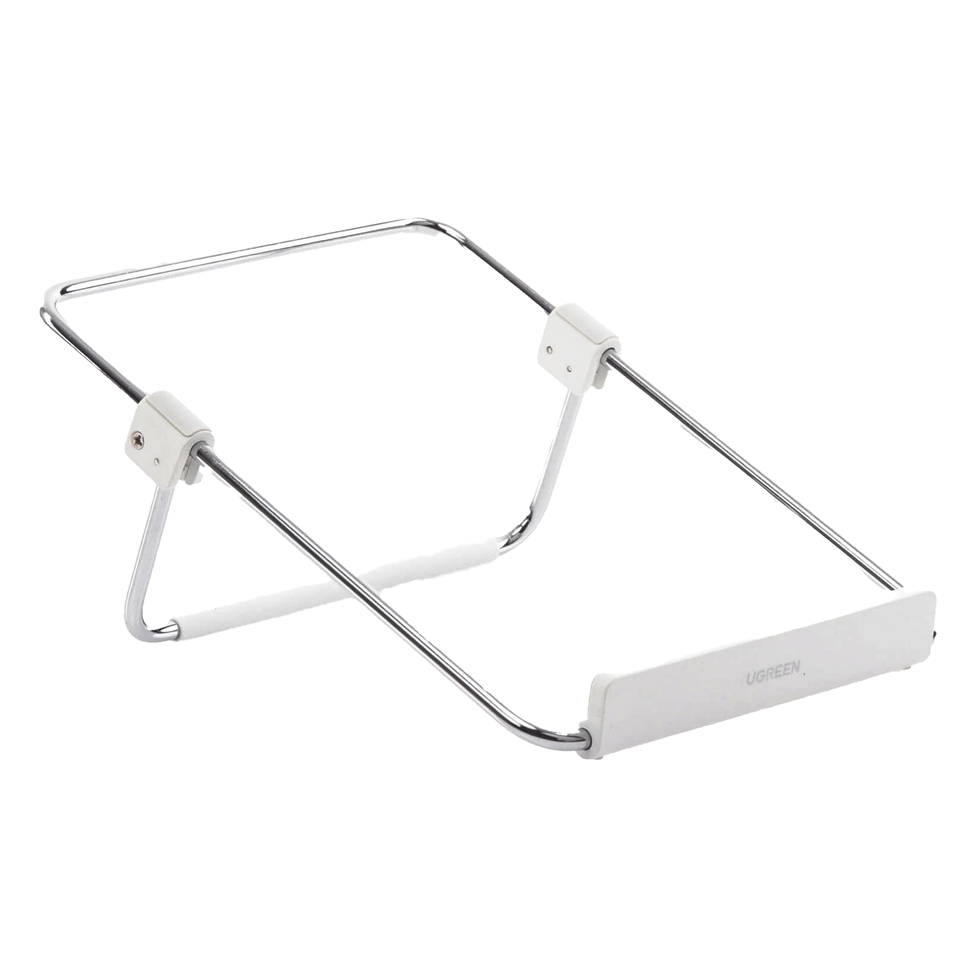 Soporte para Laptop / Plegable / Ajustable de 87 a 131 mm / Amplia compatibilidad 11''-16'' / Capacidad de carga 20 KG / Antideslizante / Ultra Ligero / Metal / ABS / Silicona / Color Plata — UGREEN · SKU 80348