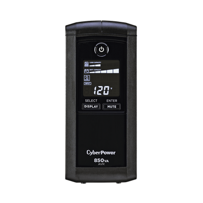 UPS de 850 VA/510 W, Topología Línea Interactiva, Entrada 120 Vca NEMA 5-15P, Tipo Mini Torre, Con 9 Tomas NEMA 5-15R