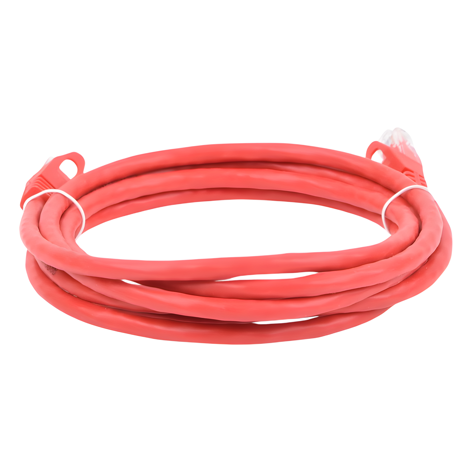 Cable de Parcheo UTP / Cat6 / 2 m (6.56 ft) / Rojo / 1 Gbps+ / IEEE 802.3