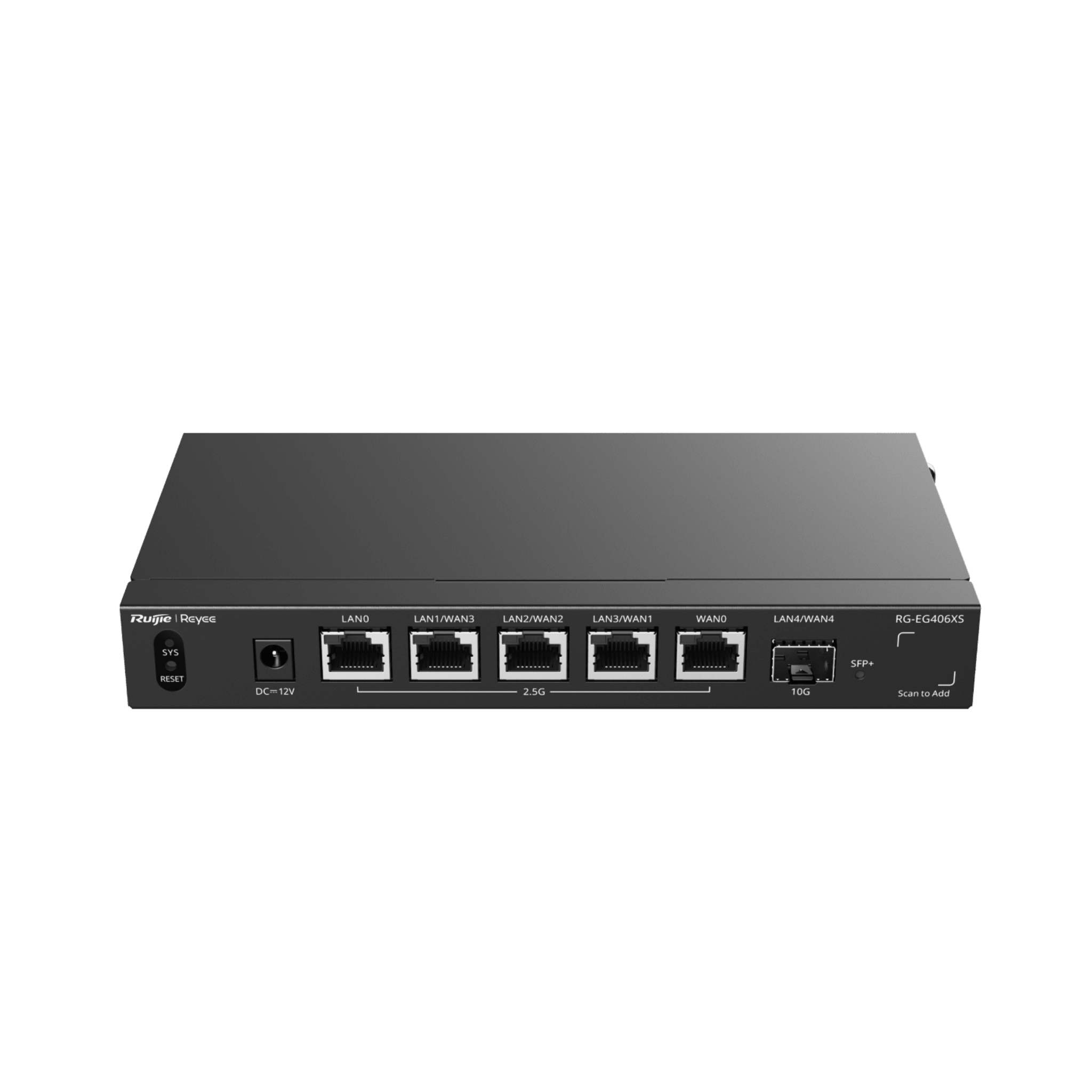 Router Balanceador con Función SD-WAN, Hasta 5 Servicios de Internet y hasta 400 clientes con desempeño de 2.5 Gbps, un puerto SFP+ 10G