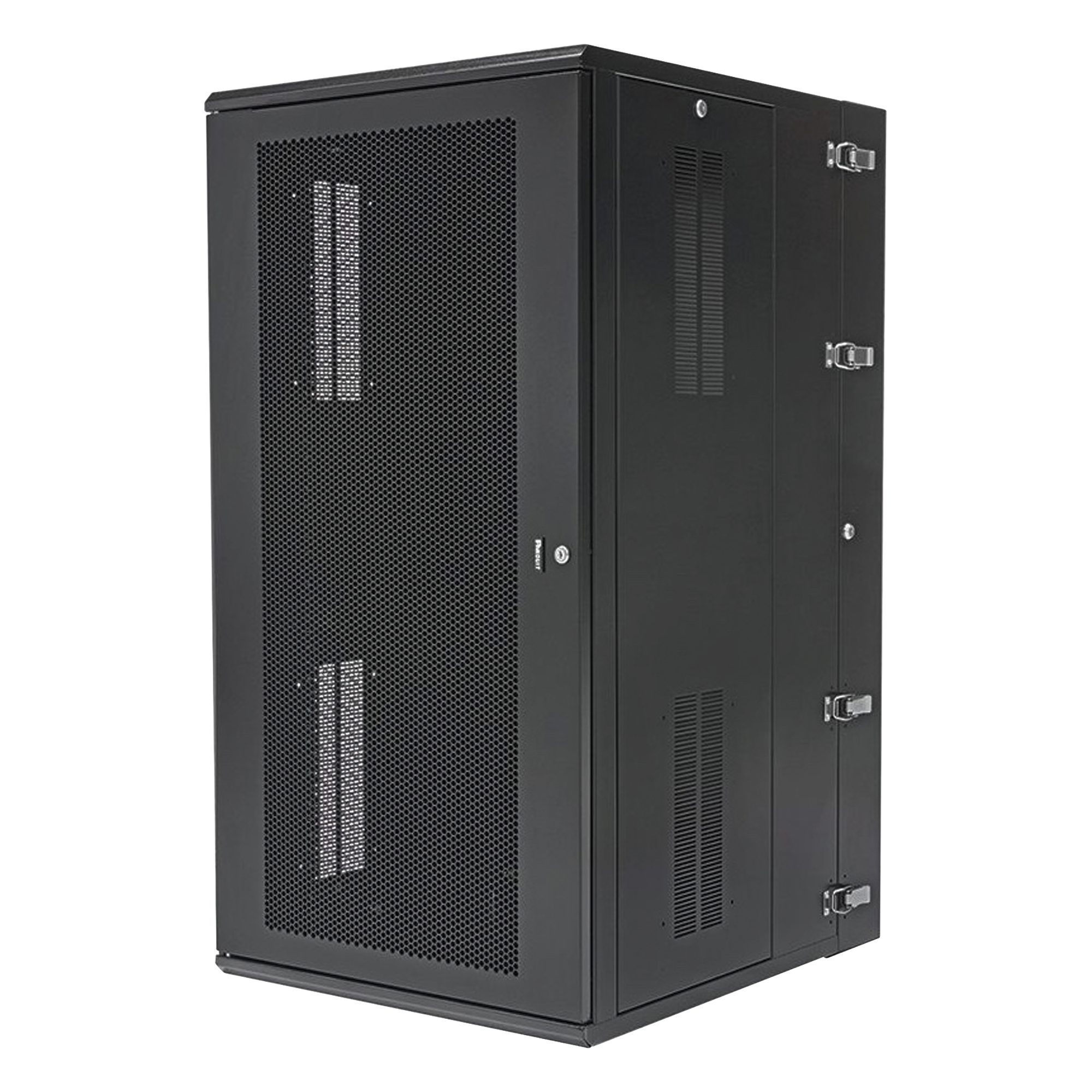 Gabinete PanZone de Montaje en Pared, de 19in, Puerta Ventilada, 26 UR, 762mm de Profundidad, Color Negro — PANDUIT · SKU PZWMC2630P
