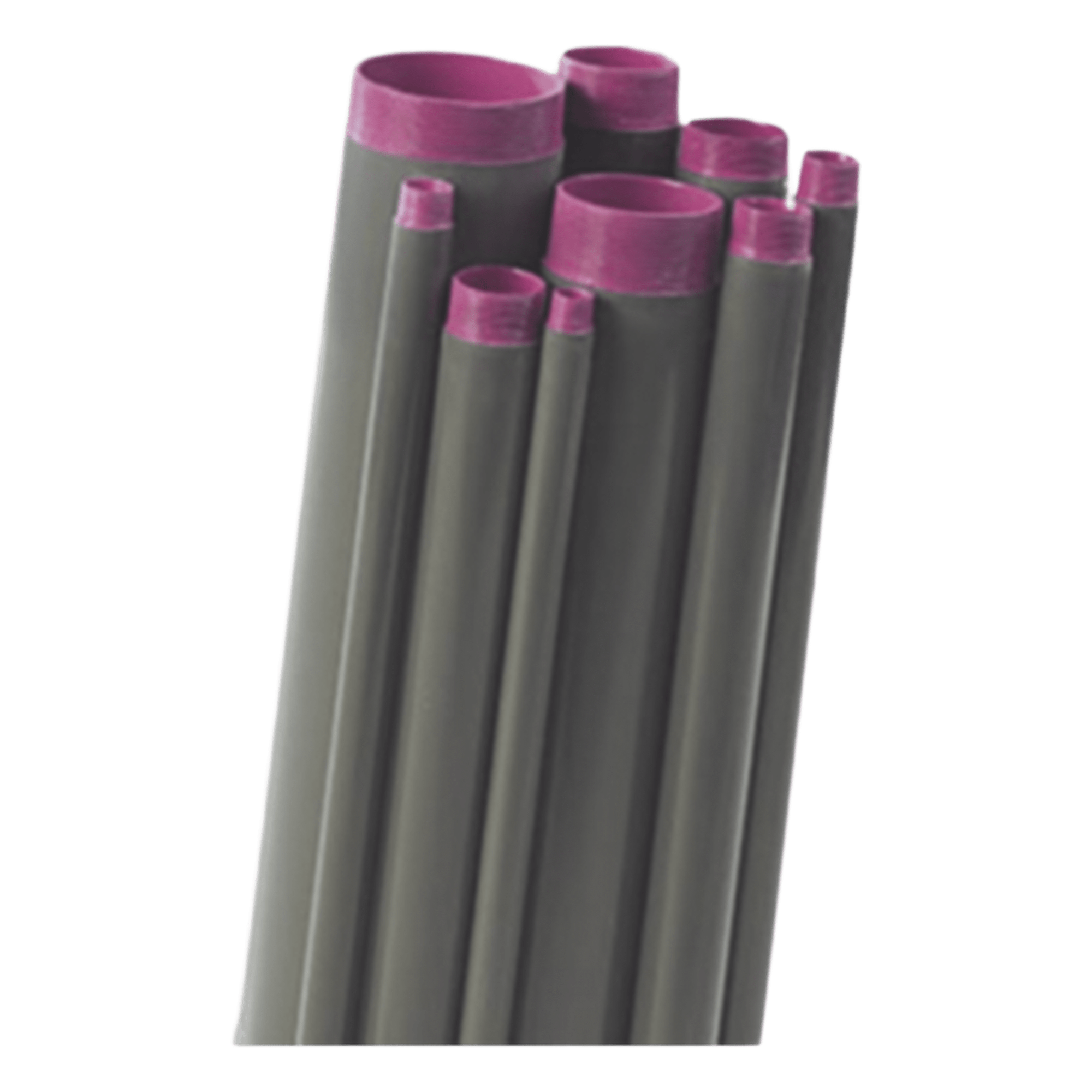 Tubo Conduit rígido de aluminio de 1/2” (12.7 mm) con recubrimiento de PVC de 3.05 m con cople. — RAWELT · SKU TAL-13-PC