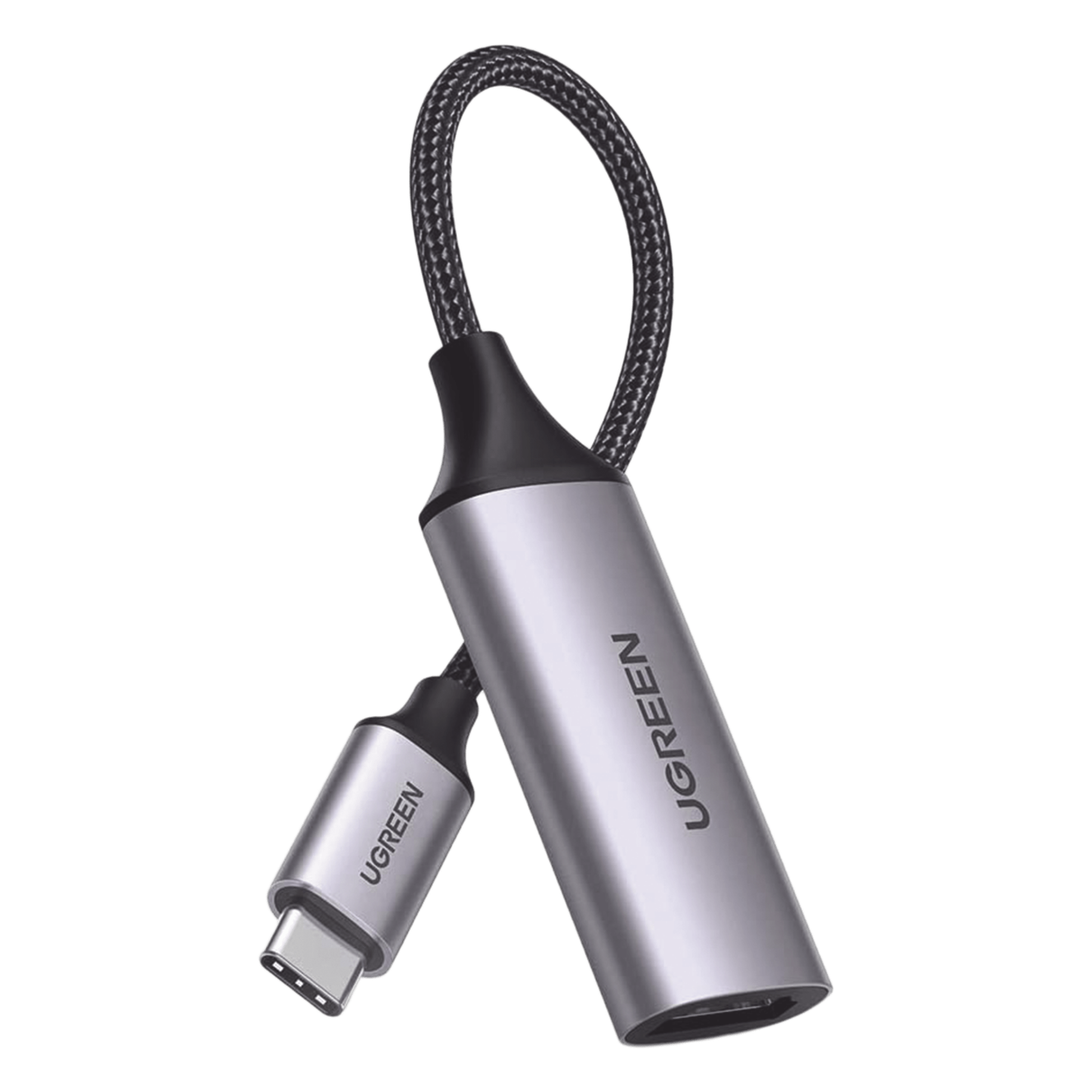 Cable Adaptador USB C a HDMI 4K@60Hz / Convertidor Thunderbolt 3 / Caja de Aluminio / HDMI V2.0 / 3D / Longitud del Cable 10 cm (3.94 Pulgadas) — UGREEN · SKU 70444