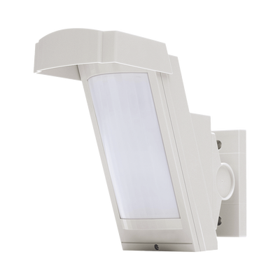 Detector de Movimiento / 100% Exterior / Cableado / Hasta 12 metros a 85&deg; de cobertura/ Instalación a 3 metros / Compatible con cualquier panel de alarma