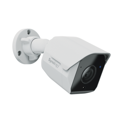 Cámara de Vigilancia BC500 | 5 Megapíxeles (2880x1620) | Lente 2.8 mm (110° H) | Visión Nocturna 30 mts | IP67 | IA para Detección de Personas y Vehículos | Compatible con Surveillance Station | Almacenamiento en mic