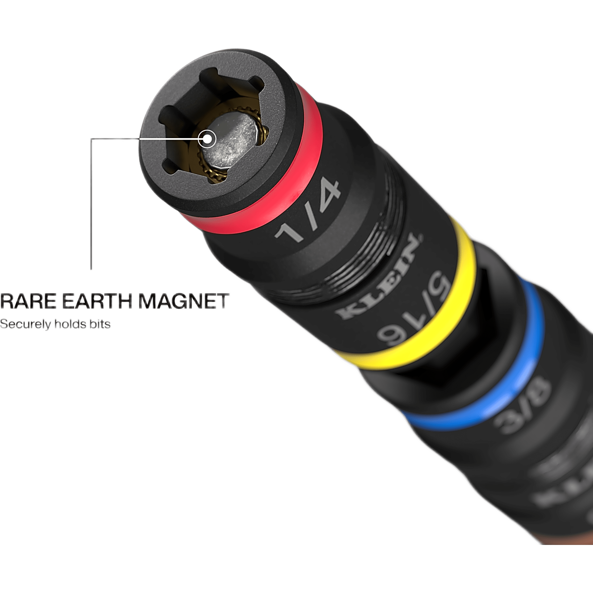 Desarmador de Impacto / 14 en 1 / Magneto de Tierras Raras / Almacenamiento Dual / Asistencia de Torque / Adaptador 7/8".