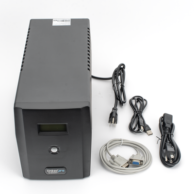 UPS 1500VA/900 W Pantalla LCD / Línea Interactiva 120Vca / 8 tomas 5-15R (6 Respaldadas) / Regulación de Voltaje / Protección RJ45