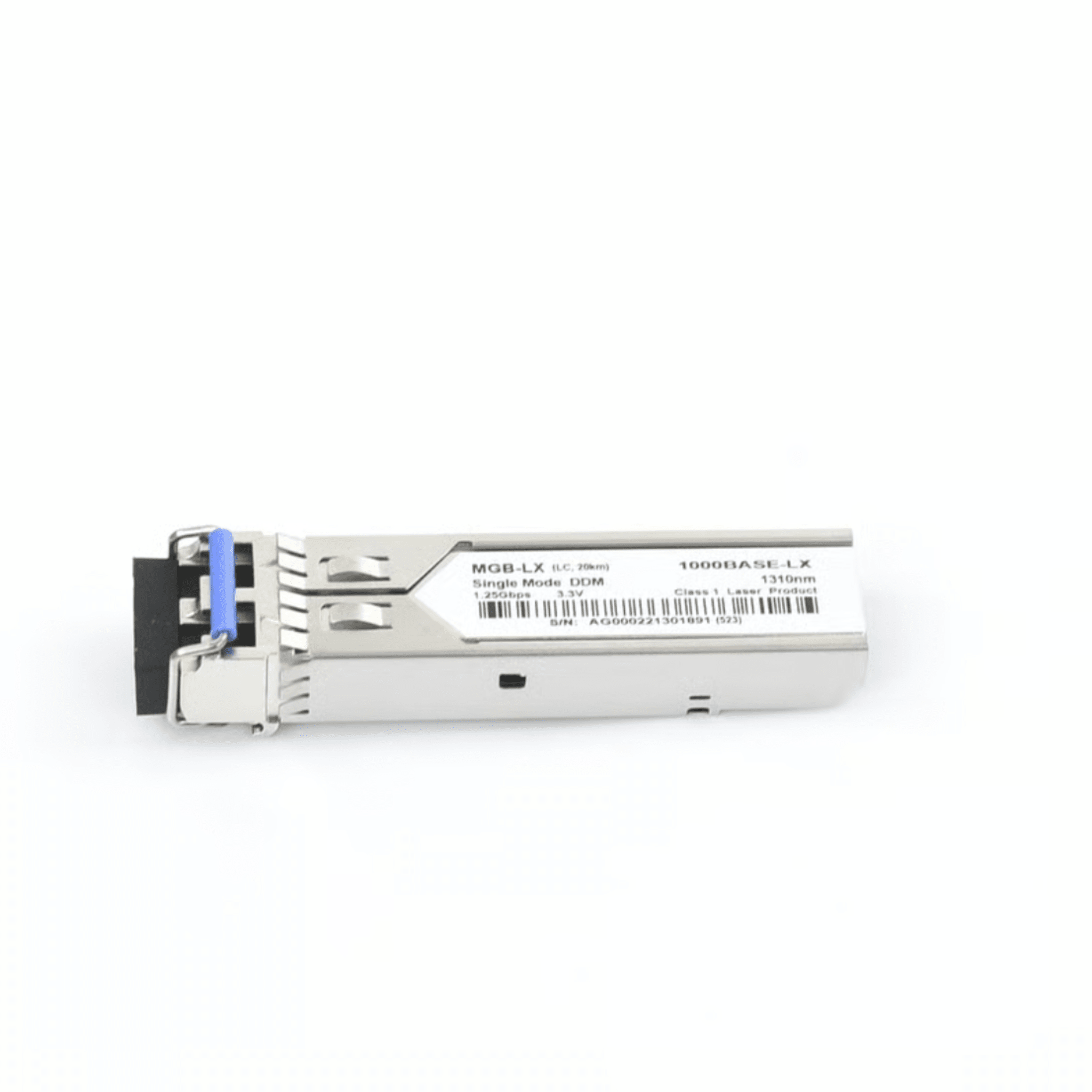 (MGB-LX v2) Transceptor Mini-GBIC SFP 1G LC Duplex para Fibra Monomodo 20Km