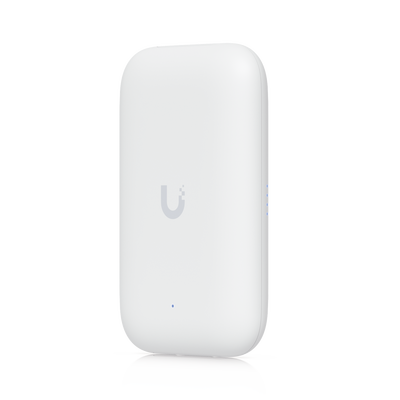 Access Point UniFi UK Ultra Navaja Suiza WiFi 5, MU-MIMO 2x2, instalación flexible, antena sectorial integrada, (2) conectores RP-SMA para antenas omnidireccionales externas, para interior o exterior (IPX6)