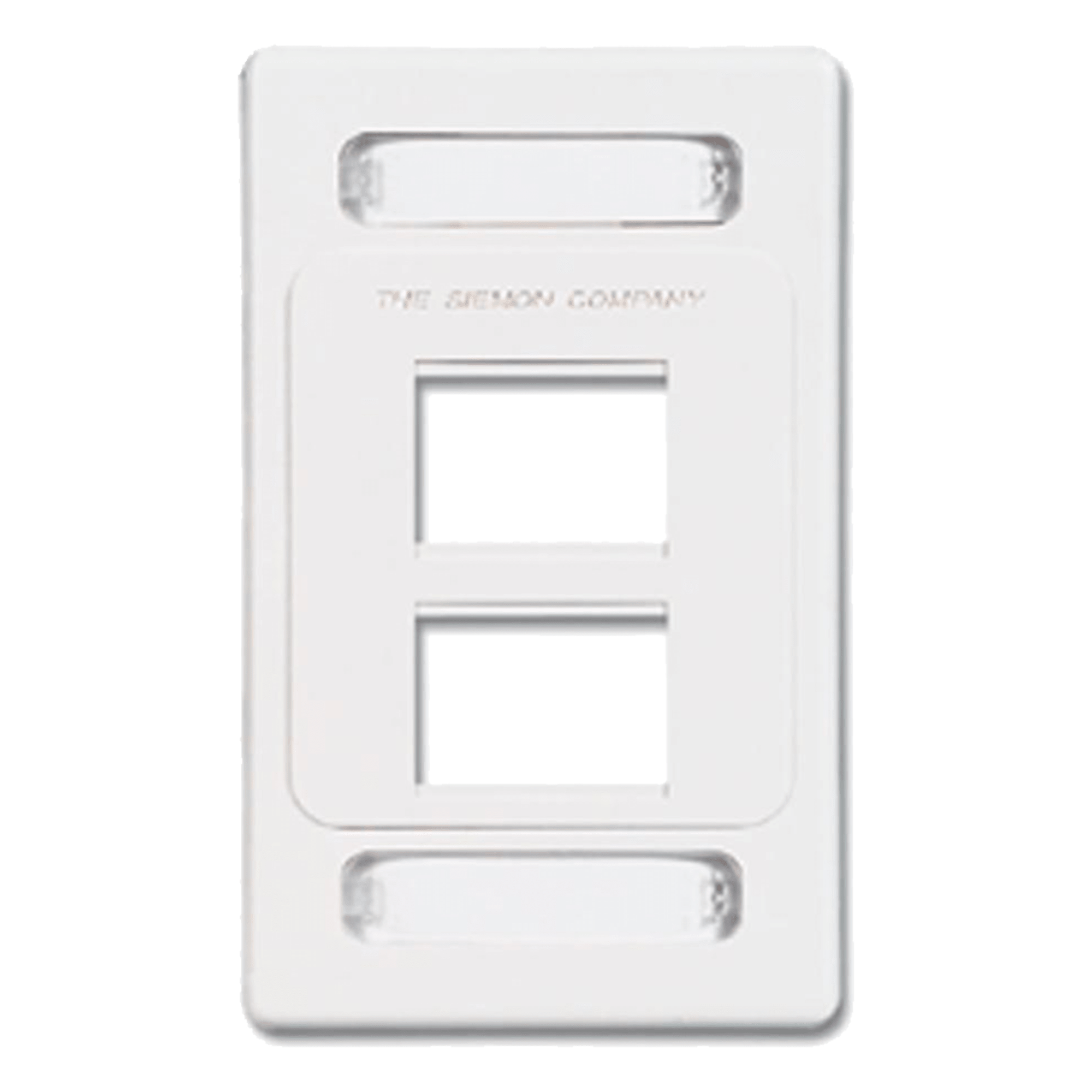 Placa de Pared Modular MAX, de 4 Salidas, Color Blanco — SIEMON · SKU MX-F-PS-04-02