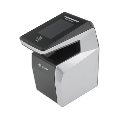 Lector de huella MorphoWave Compact / lector Multiformato MIFare, DESFire, Prox HID, ICLASS/ QR/ IP65 / PoE