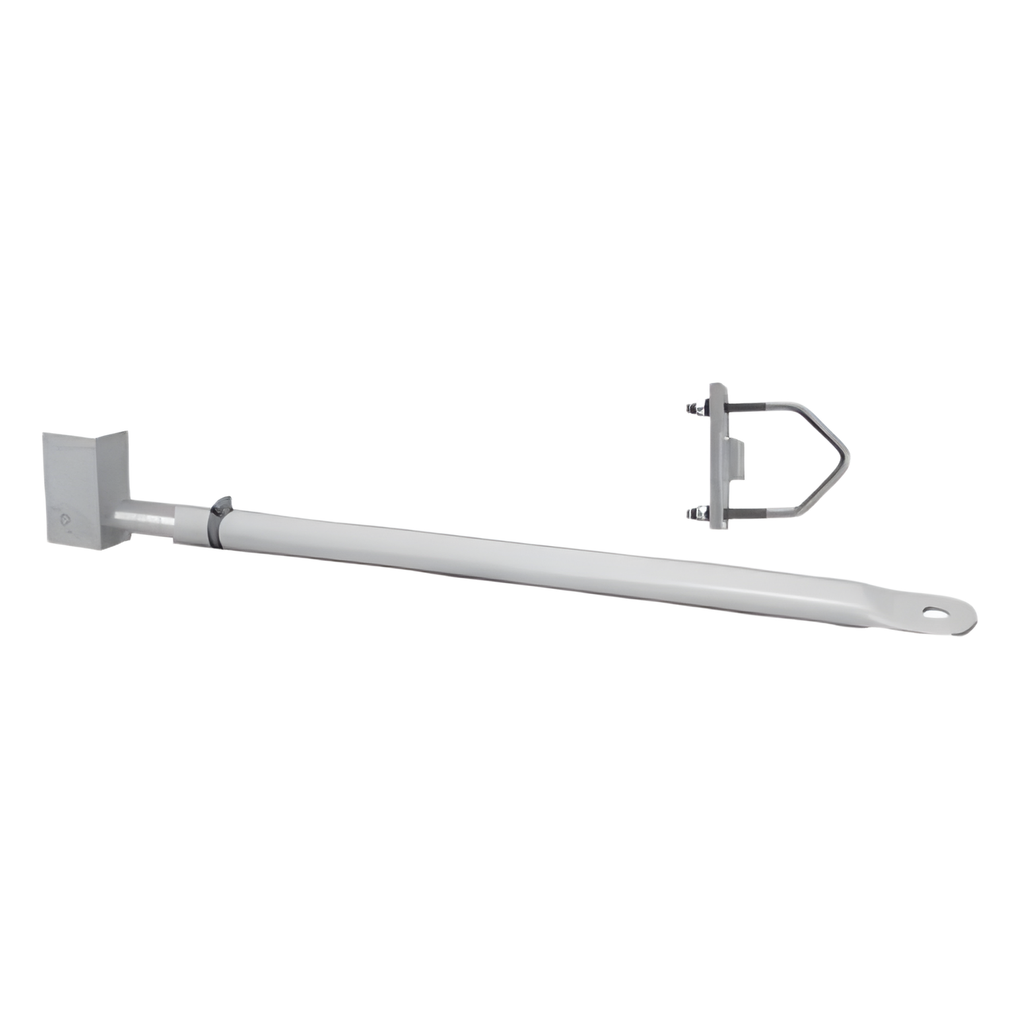 Brazo de PVC para Montaje Lateral Superior para Estabilizar Antenas Colineales de Fibra de Vidrio a una Distancia desde 81-103 cm de la Torre. — TELEWAVE, INC · SKU ANTM-432