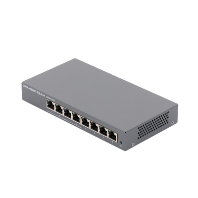 Switch PoE+ Gigabit No Administrable / 8 puertos 10/100/1000 Mbps / 4 puertos PoE+ / hasta 60W