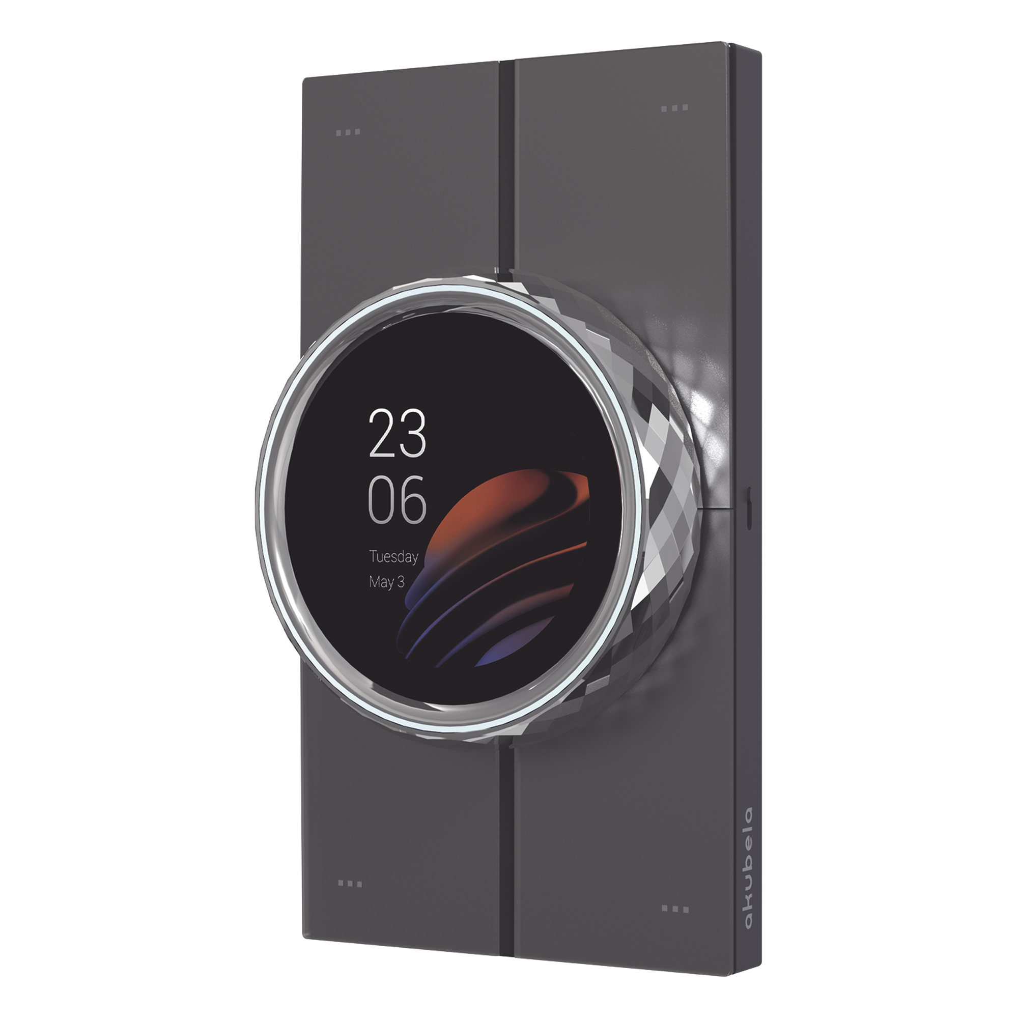 Mini pantalla táctil Hub controlador integrable con sistemas de automatización compatible con múltiples marcas, una entrada de iluminación, 4 botones para escenas. Conexión Wifi — AKUBELA · SKU RT61D1US