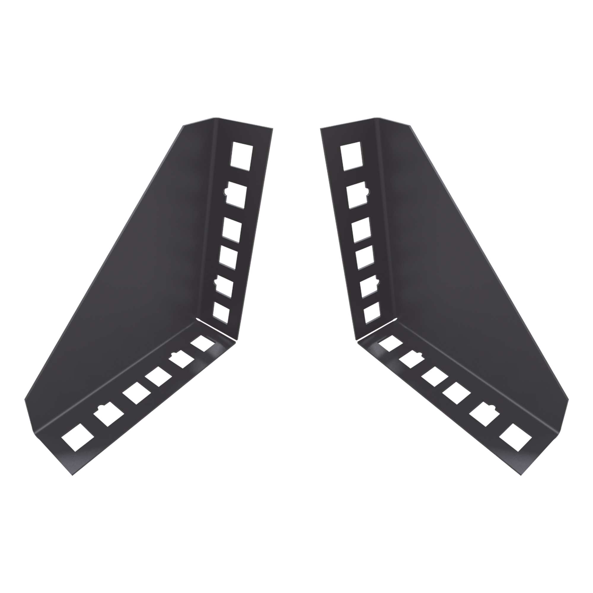 Par de Sujetadores para Instalación de Equipo Rackeable en Placa o Pared (hasta 2U), Puede soportar 10 Kg — LINKEDPRO BY EPCOM · SKU LP-RACK-ADAP