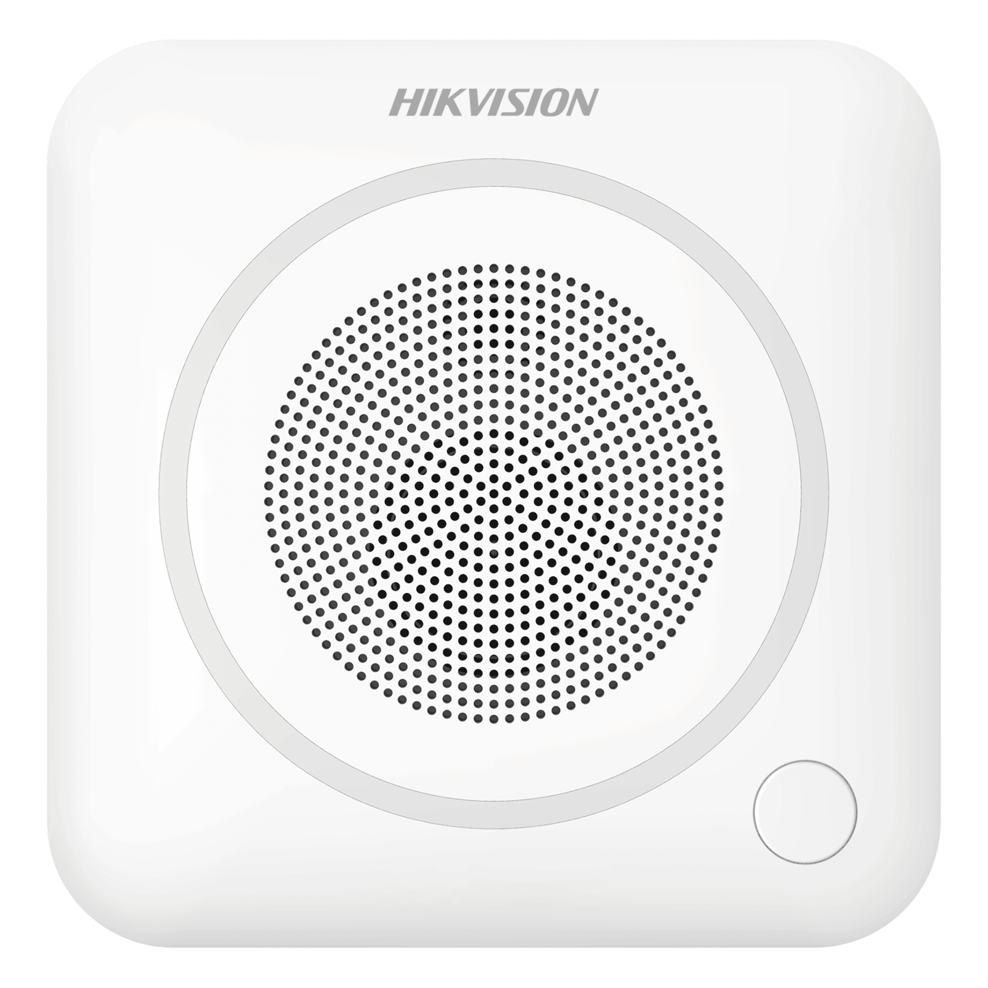 (AX PRO) Sirena Inalámbrica Interior / 105dB / Audio Intercom 85 dB / LED de Alerta — HIKVISION · SKU DS-PS403I-WB