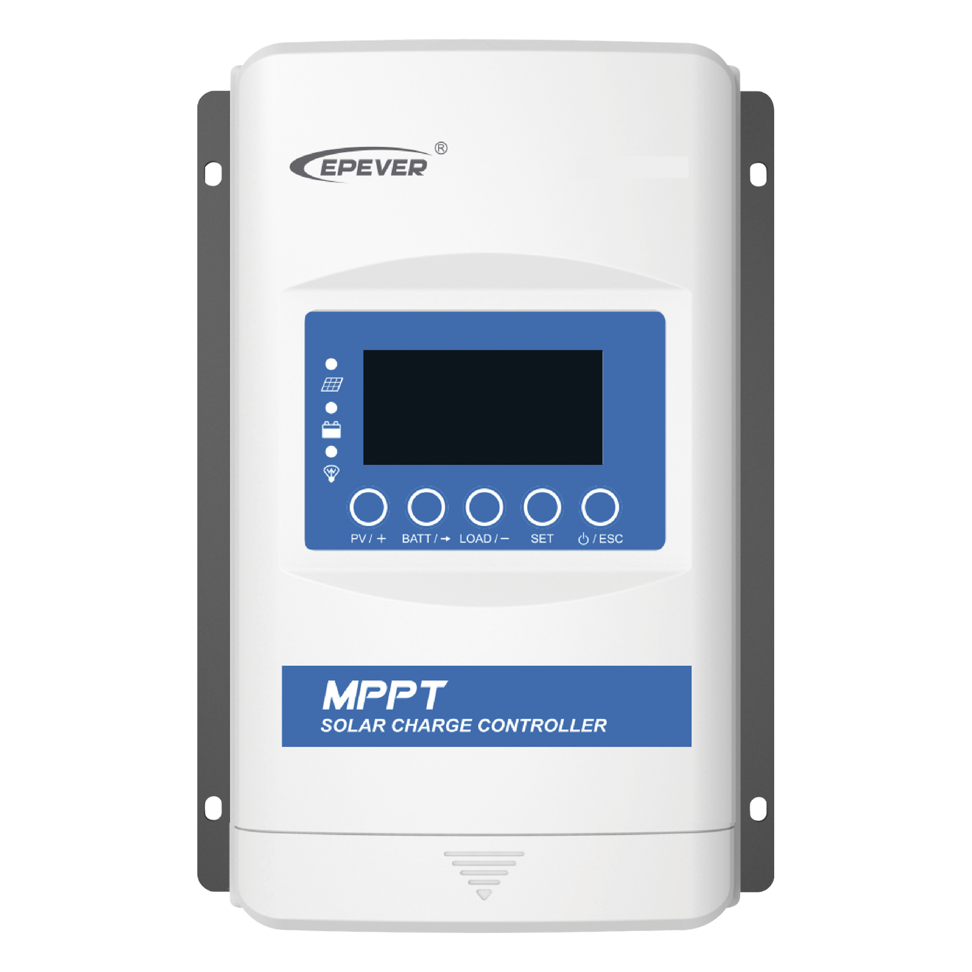 Controlador Solar MPPT 30A 12/24/36/48 V, Máximo Voltaje de Circuito Abierto Voc 150 Vcc, Configurable para Baterías de Litio — EPEVER · SKU XTRA-3415-N