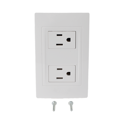 Contacto Dúplex de 127 V~60 HZ 15 A / Color Blanco.