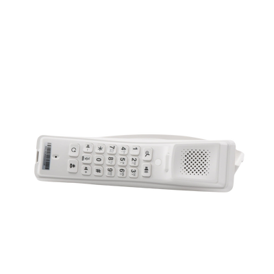 Teléfono IP profesional para Hotelería, montaje en pared, teclado numérico estándar, conferencia de 3 vías, Opus y PoE.