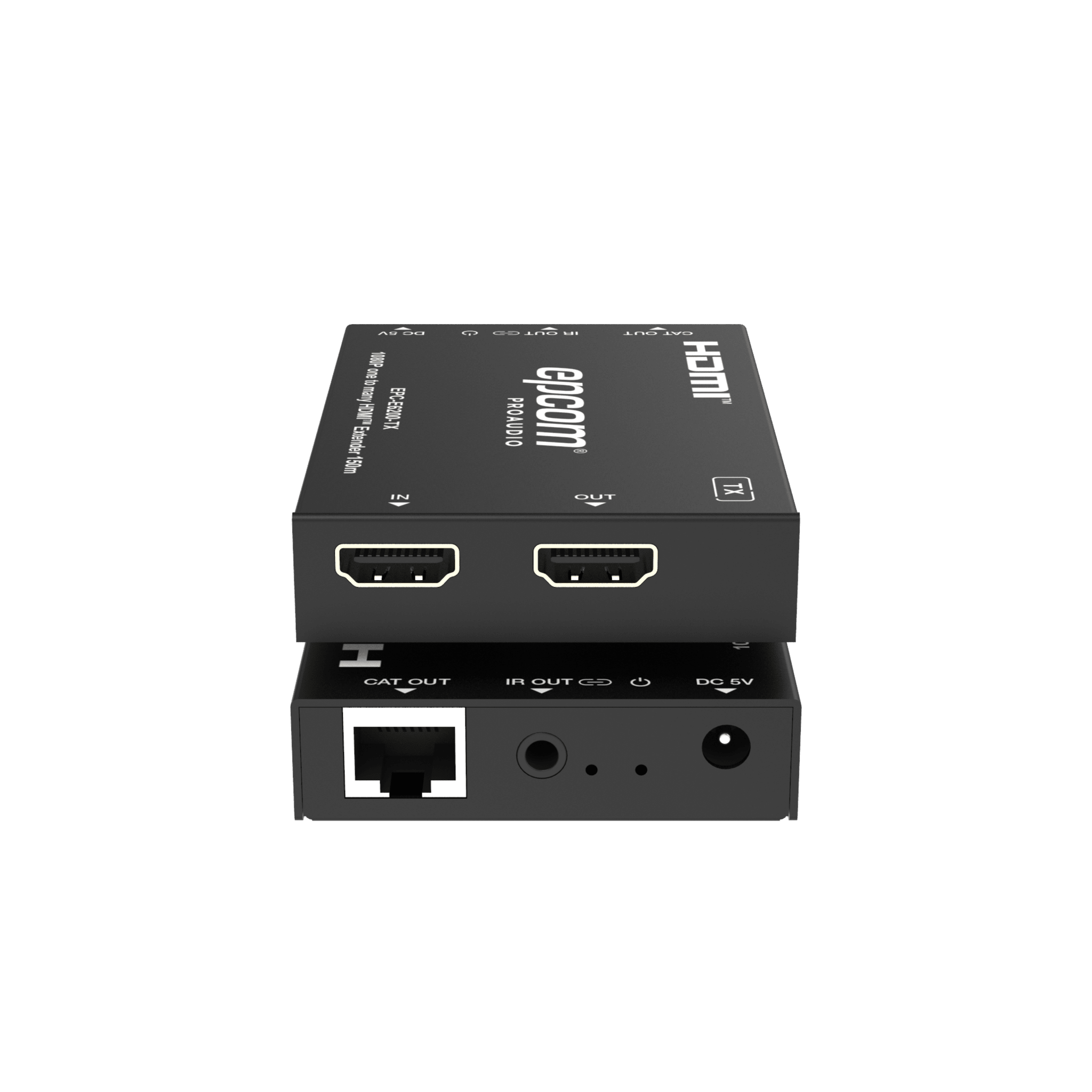 Extensor HDMI™ Sobre IP | Codificador Y Decodificador | 150m Por Cable CAT6 | Compatible Con Red Gigabit | Video Full HD | Compresión EZCast | Control IR Unidireccional