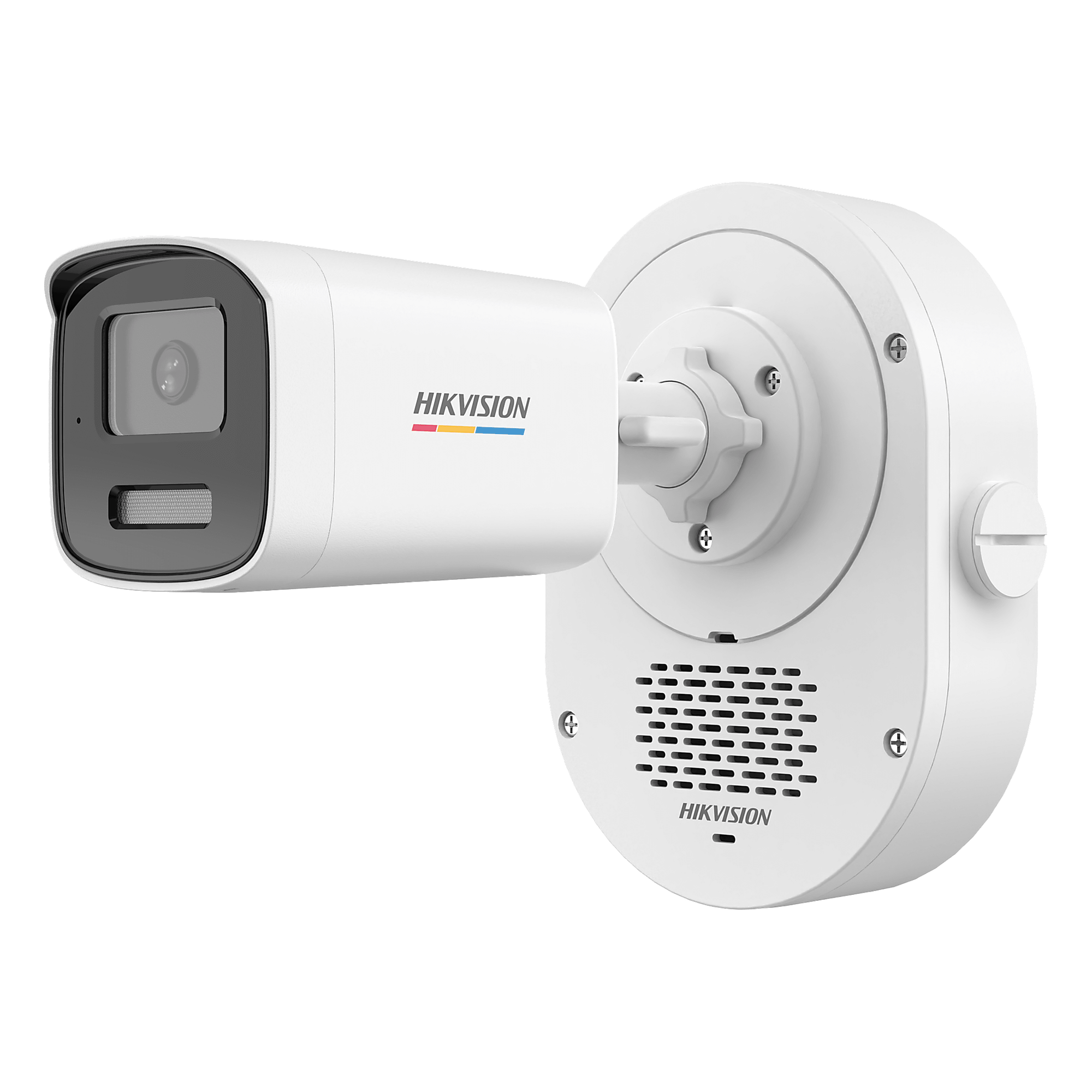 Cámara Bala TURBOHD / 2 Megapixel 1080p / ColorVu 24/7 / Luz Dual 40 m (131.2 ft) / Audio Bidireccional / Disuasión Activa / IP67 — HIKVISION · SKU DS-2CE13DF0T-LXTS