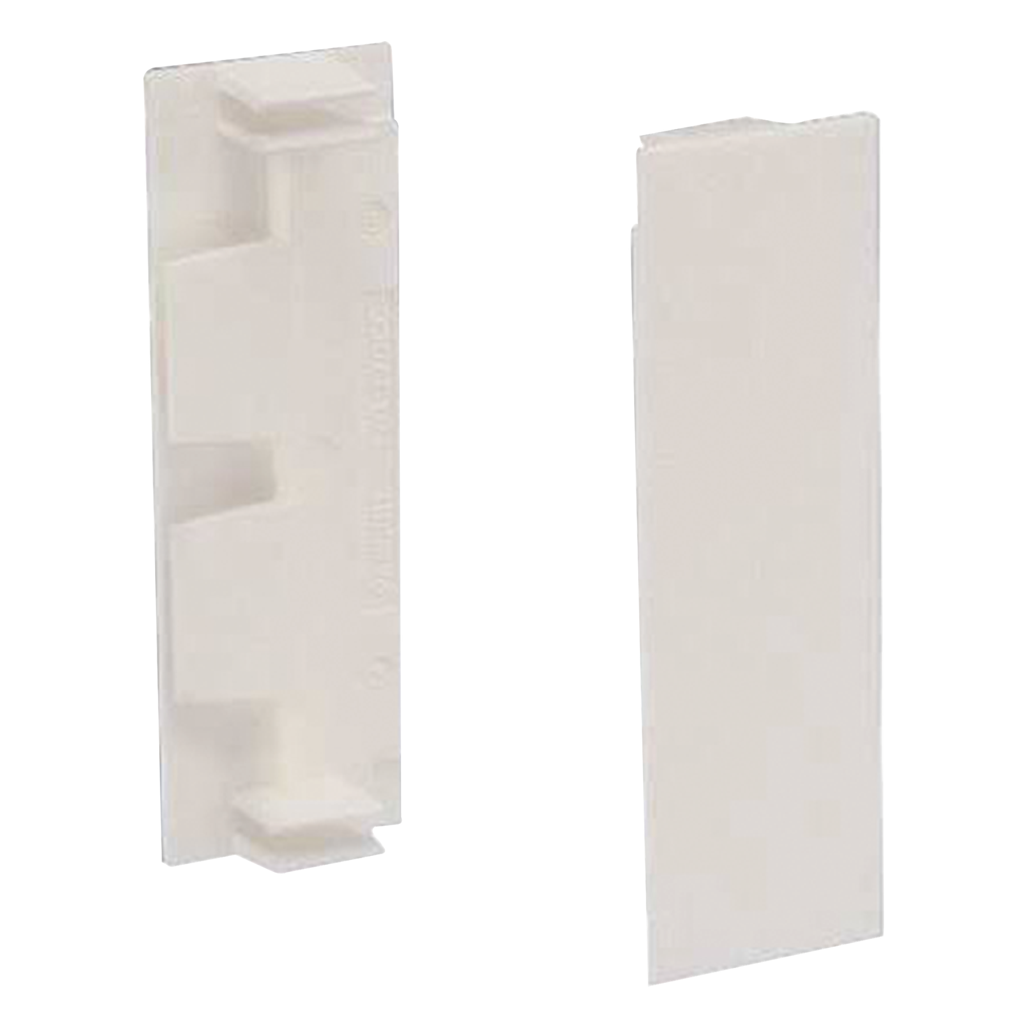 Unión recta de tapa, para uso con canaleta T70, Material PVC Rígido, Color Blanco Mate