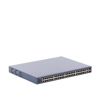 Switch PoE+ / Administrable / 48 Puertos 1000 Mbps PoE+ / 2 Puertos 1000 Mbps Uplink / 2 Puertos SFP / 470 Watts