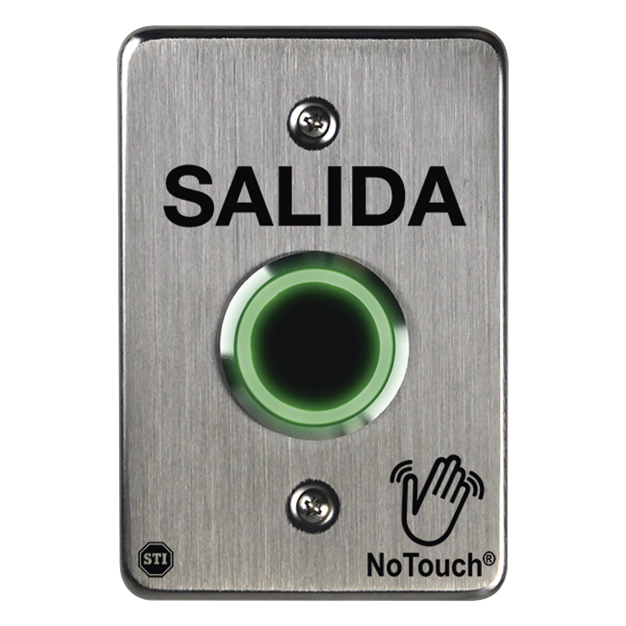 Interruptor IR NoTouch® de Acero Inoxidable, Salida Única, SALIDA — STI · SKU NT-SS101-ES