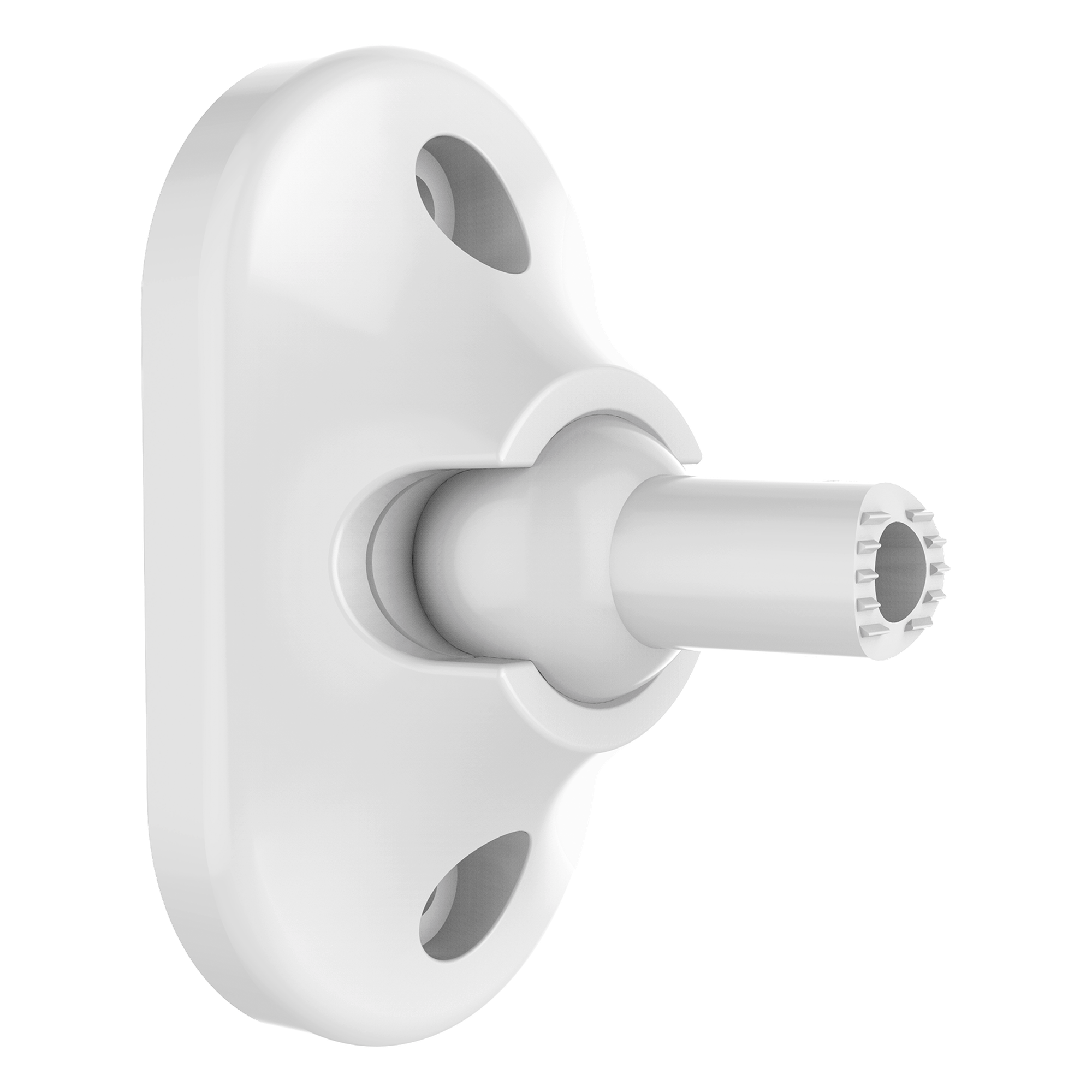 Montaje para Sensores PIR HIKVISION / Montaje en Pared o Techo / Ajuste Rotativo / Compatible con el PIR Cableado o Inalambrico (AXPRO) / Facil de Instalar (En Segundos) · SKU DS-PDB-IN-U