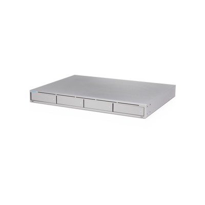 NVR Empresarial UniFi Protect de 4 Bahías de Disco Duro, recomendado para hasta 50 cámaras Full HD — UBIQUITI · SKU UNVR