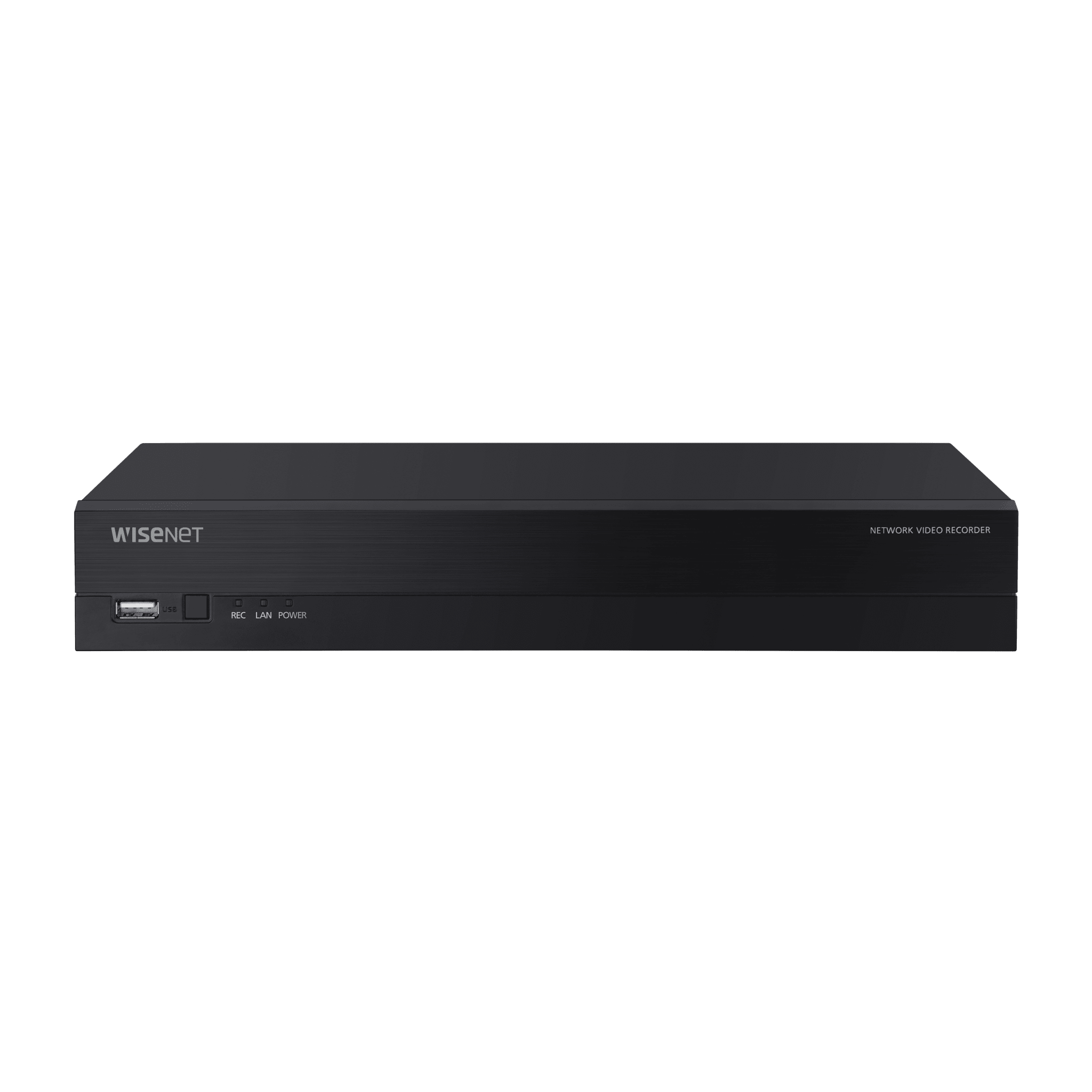 NVR 8 Megapíxel / 8 canales / H.265 / P2P Wisenet / 8 puertos PoE / Incluye 4TB para grabacion / NDAA
