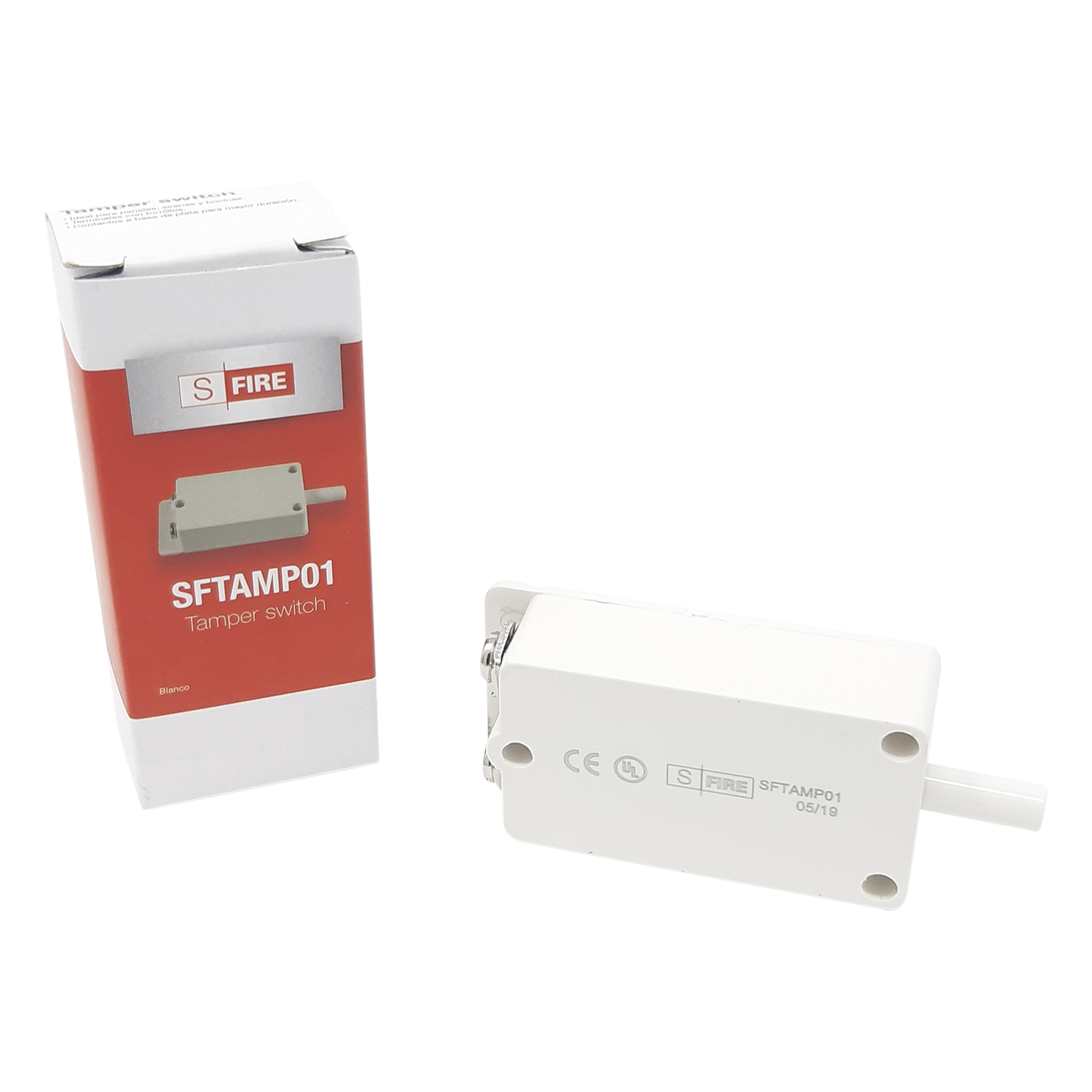Tamper Switch NC / Contactos de Plata / 12 VDC / UL y CE / Compatible IMP30 — SFIRE · SKU SFTAMP01