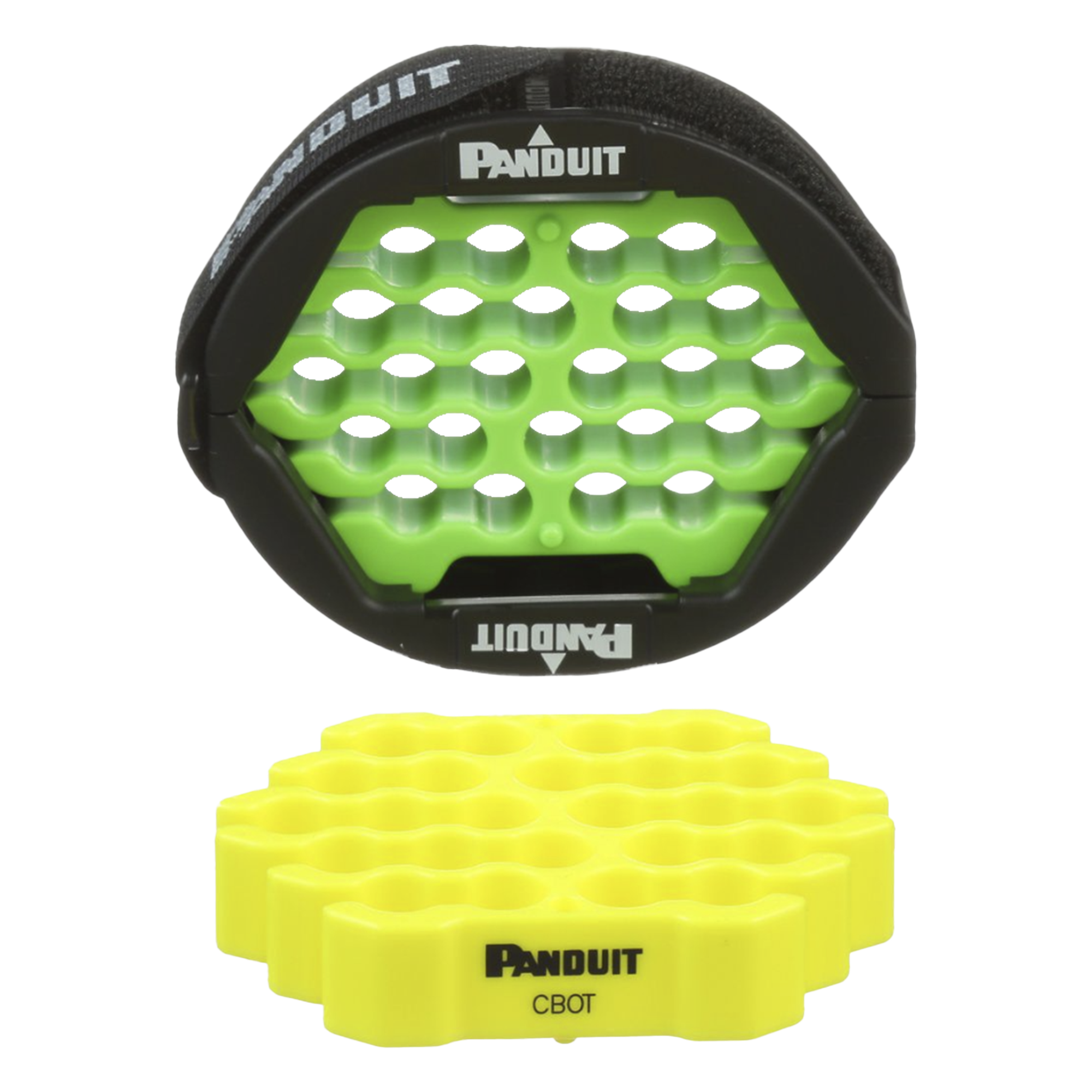 Herramienta Para Peinado y Organización de Cables, Incluye Organizador Verde Para Diámetros de Cables de 4.6 a 6.3 mm (0.18 a 0.25 Pulgadas) y Amarillo Para 5.9 a 7.9 mm (0.23 a 0.31 Pulgadas)